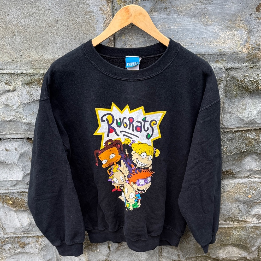 Vintage Rugrats Sweatshirt Large Nickelodeon Graphic Y2K